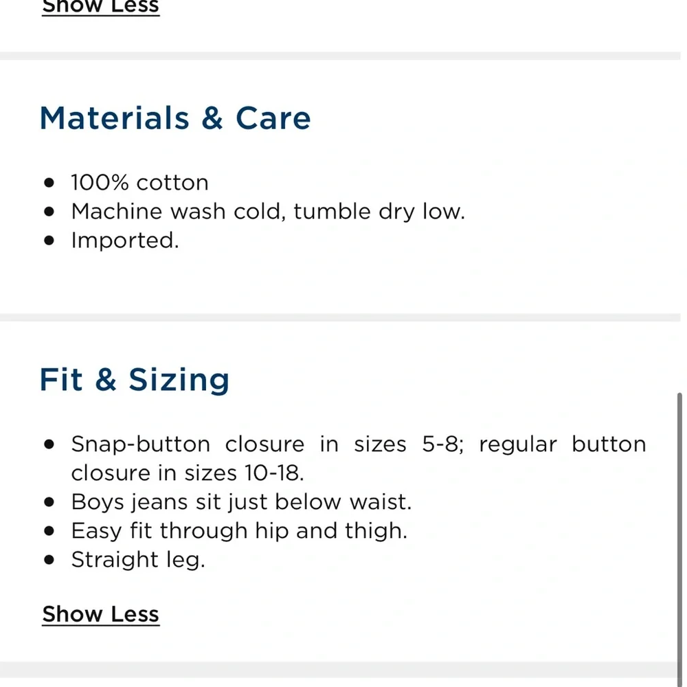Old navy Wow Straight Non-Stretch Jeans For Bovs